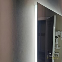 Зеркало в ванную комнату с парящей подсветкой Прайм 60х150 см